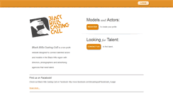 Desktop Screenshot of blackhillscastingcall.com